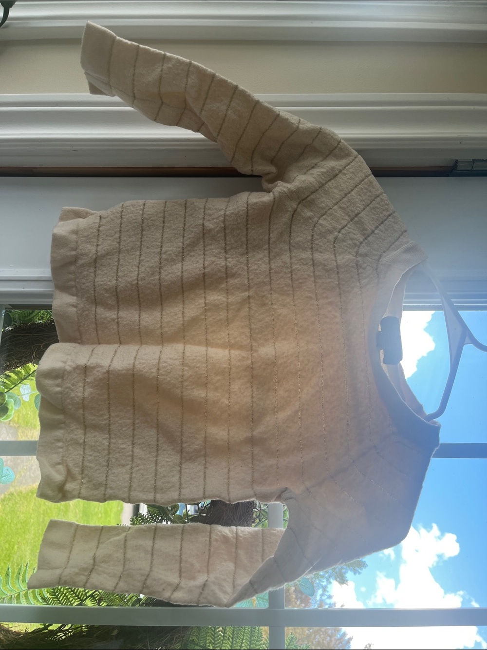 Banana Republic Cream Wool Blend Sweater